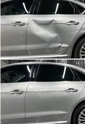 Araç kapısı göçüğü öncesi ve sonrası